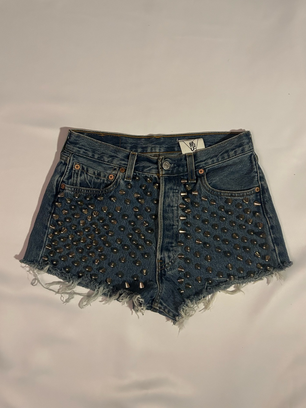 Vintage Levi's Studded Denim Shorts
